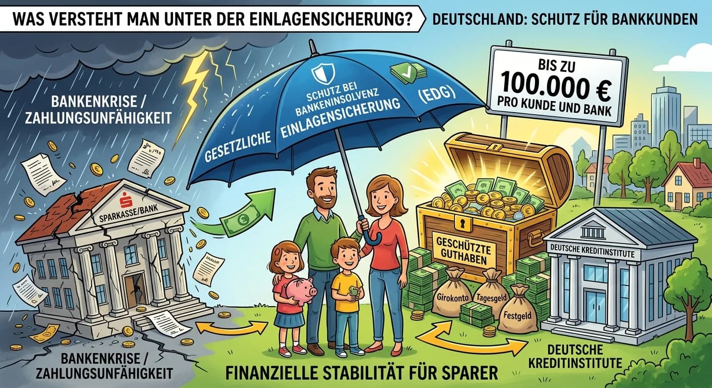 Bankkaufmann: Einlagensicherung in Deutschland – Höhe und Schutz für Bankkunden – einfach erklärt