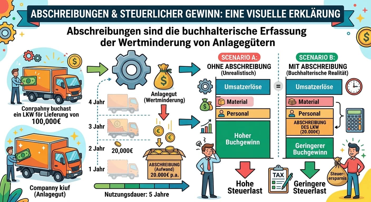 Einzelhandel: Abschreibungen und ihre Auswirkungen auf den steuerlichen Gewinn – einfach erklärt