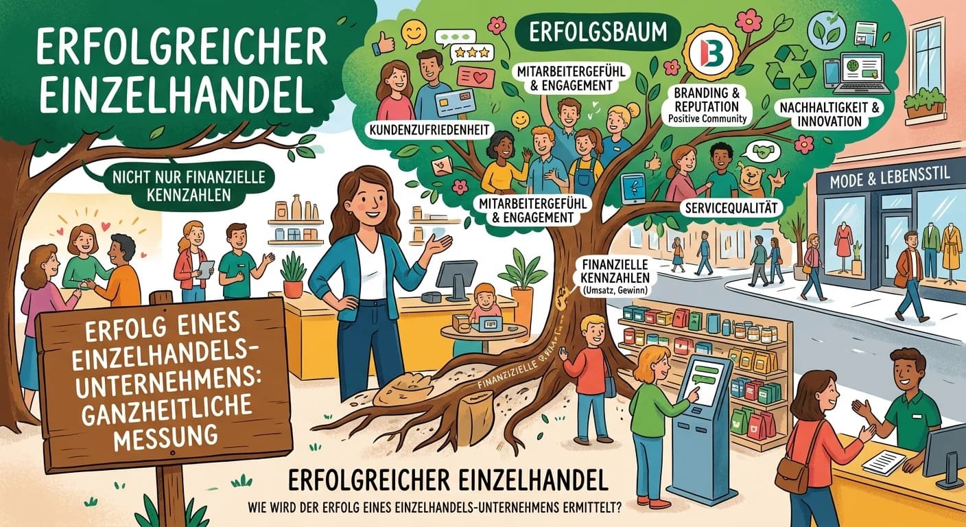 Einzelhandel: Erfolg im Einzelhandel messen – monetäre und nicht-monetäre Faktoren – einfach erklärt