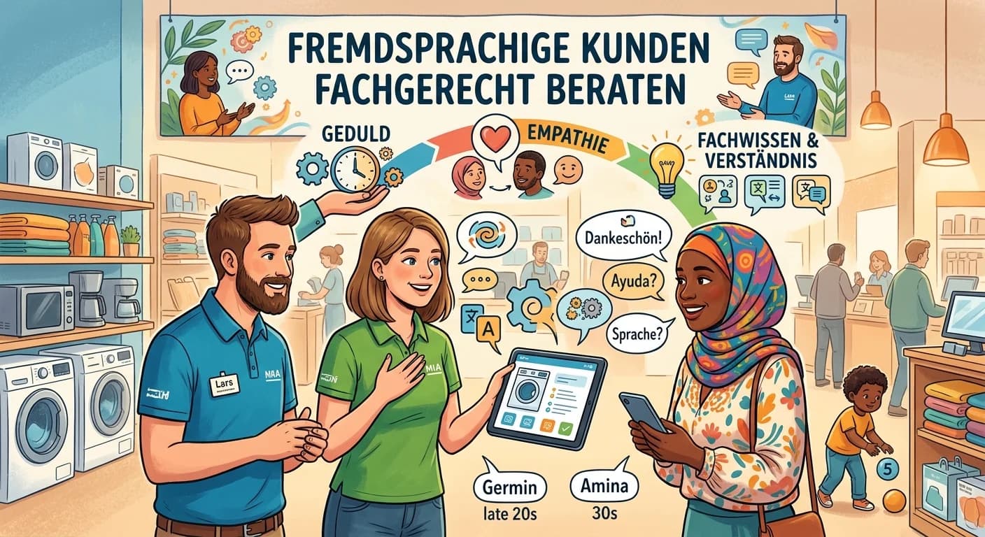 Einzelhandel: Fremdsprachige Kunden fachgerecht beraten – einfach erklärt