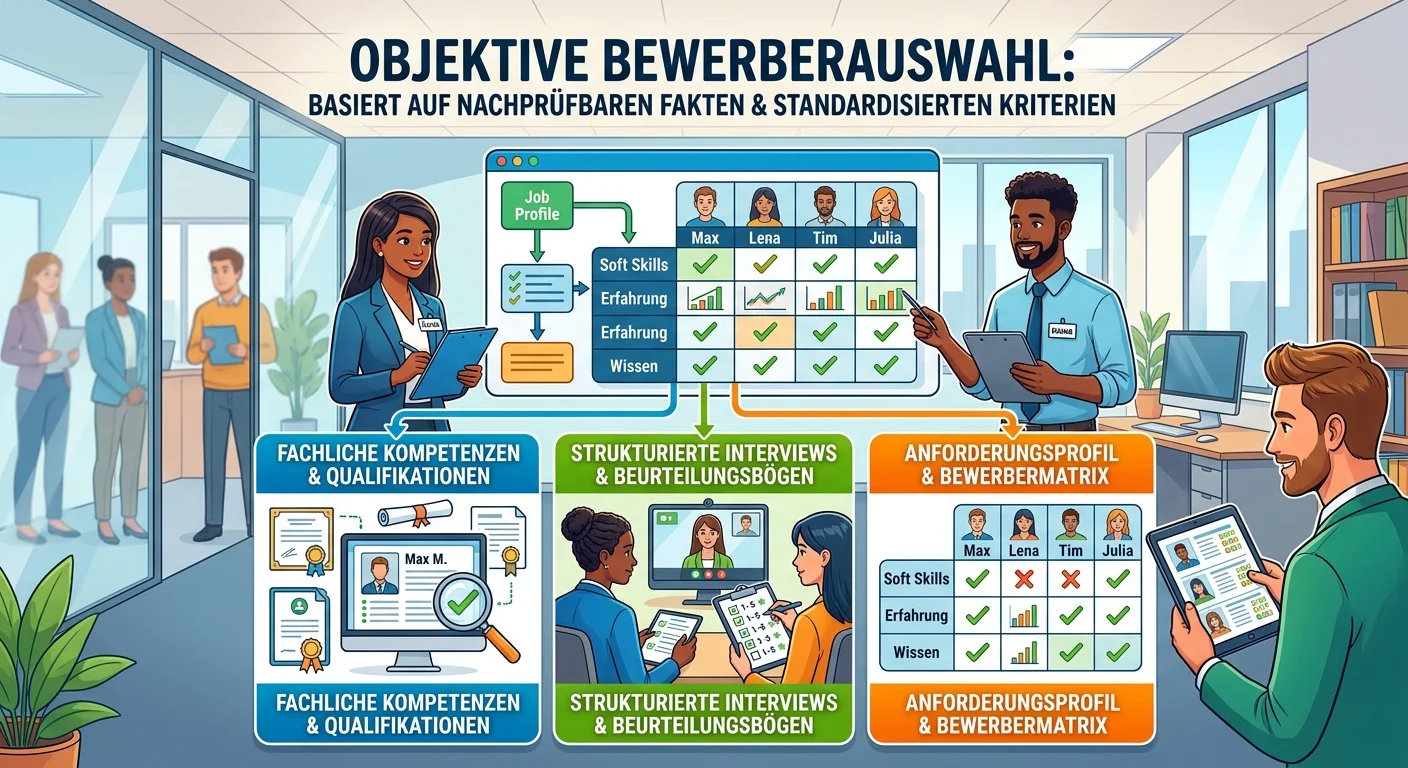Einzelhandel: Objektive Bewerberauswahl – Kriterien für faire Personalauswahl – einfach erklärt
