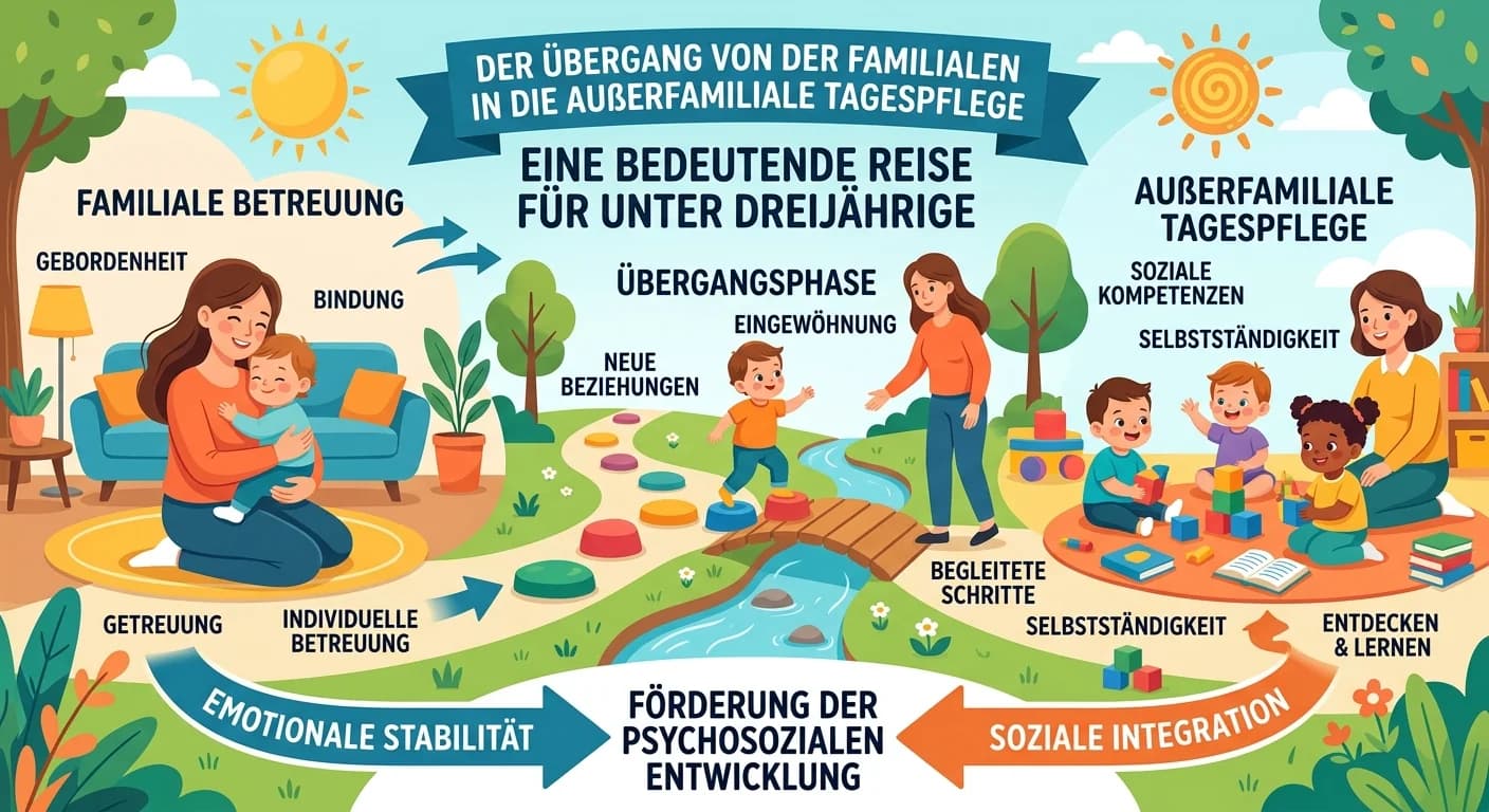 Erzieher: Übergang Familien- in Tagespflege U3: Psychosoziale Entwicklung – einfach erklärt