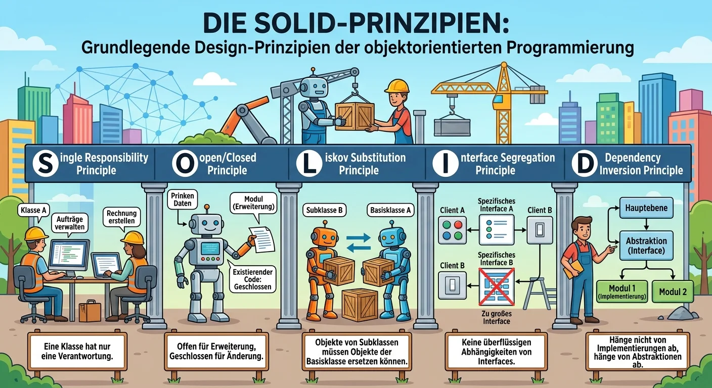 Fachinformatiker: SOLID-Prinzipien der OOP – einfach erklärt