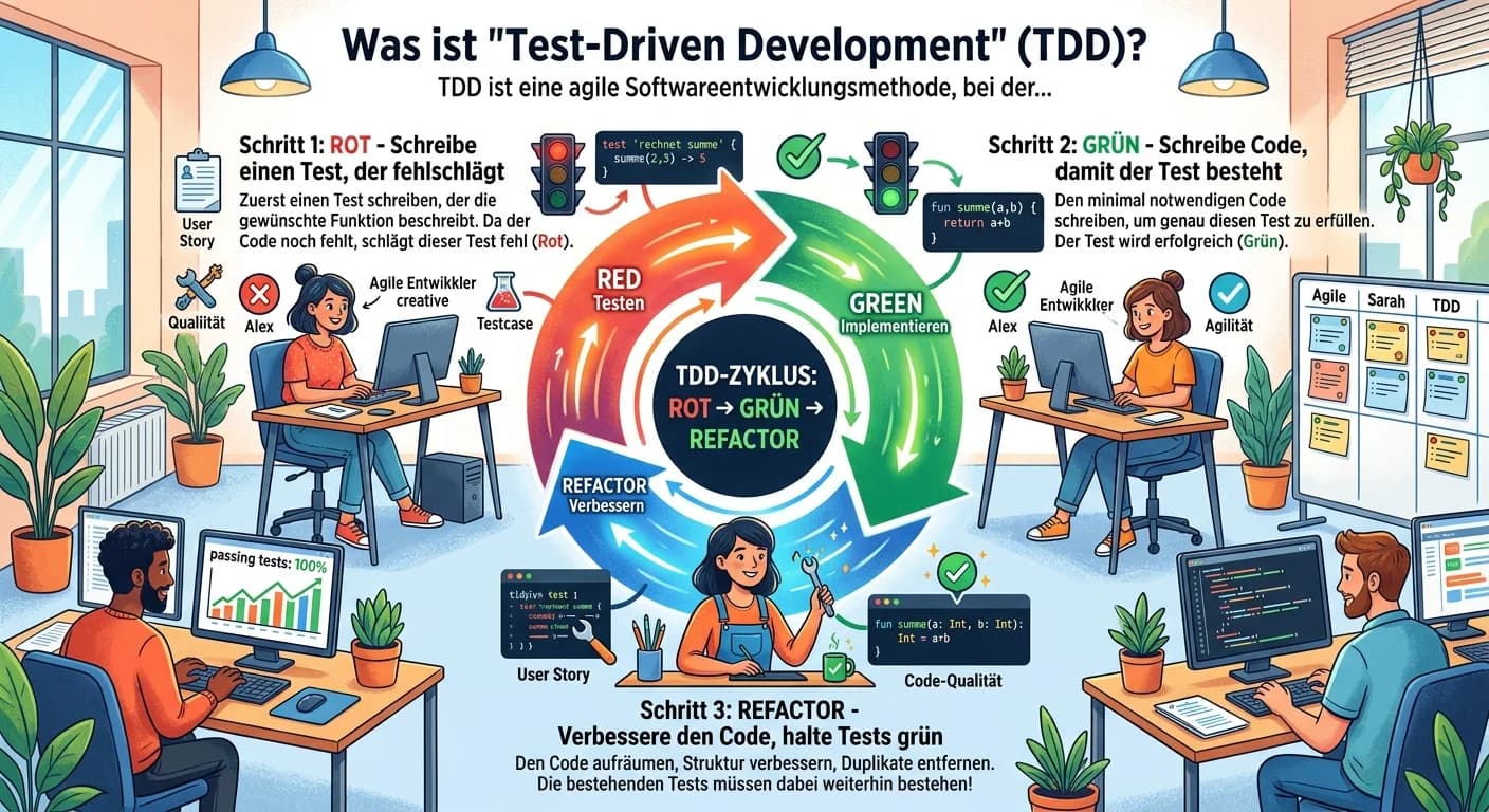 Fachinformatiker: Test-Driven Development (TDD) – einfach erklärt