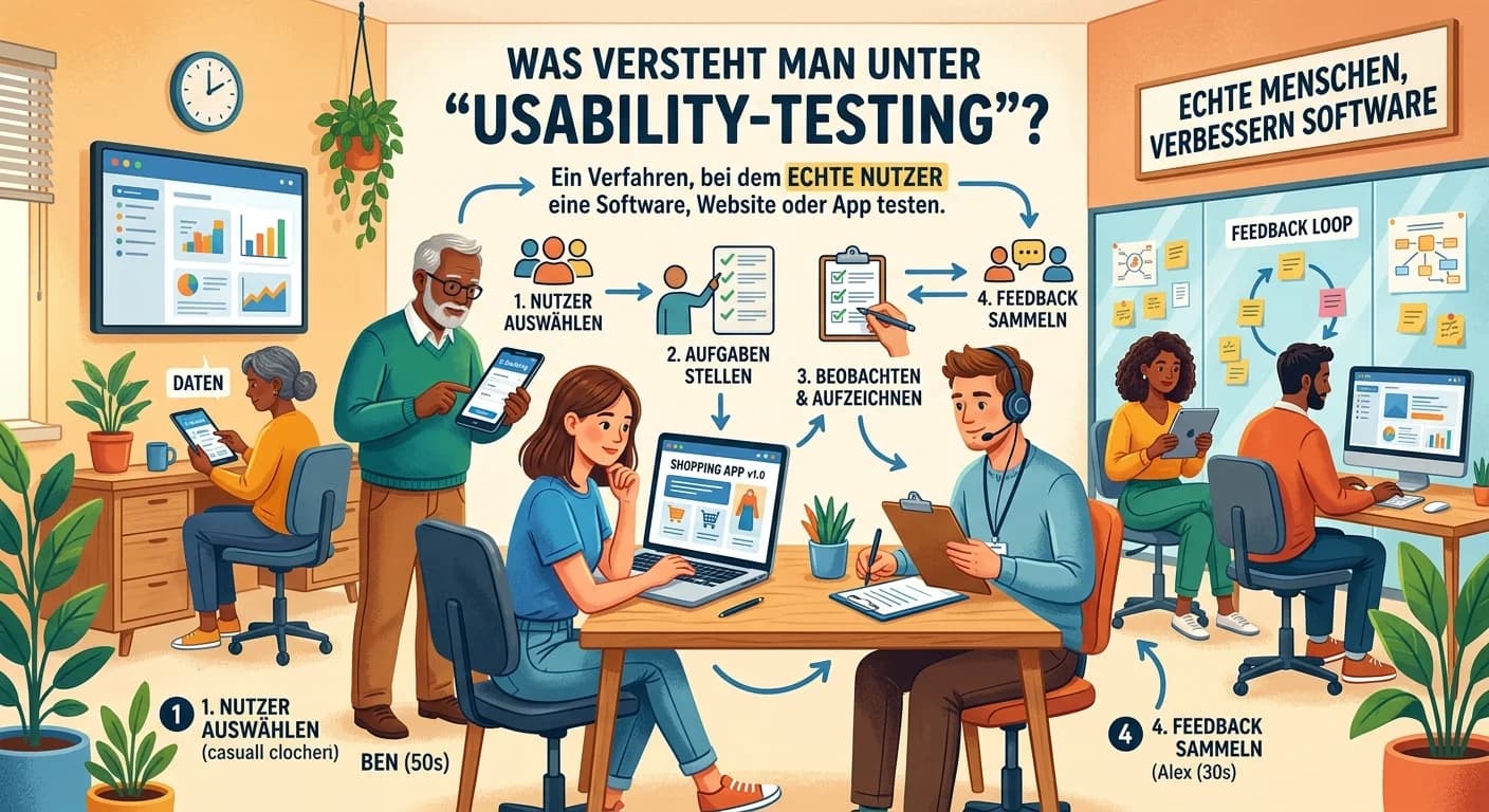 Fachinformatiker: Usability-Testing verstehen – einfach erklärt