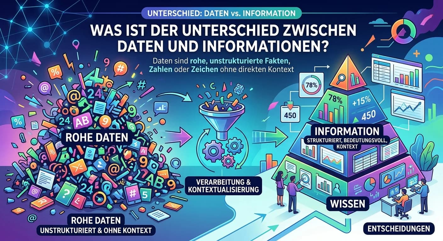 Fachinformatiker: Daten vs. Informationen – einfach erklärt