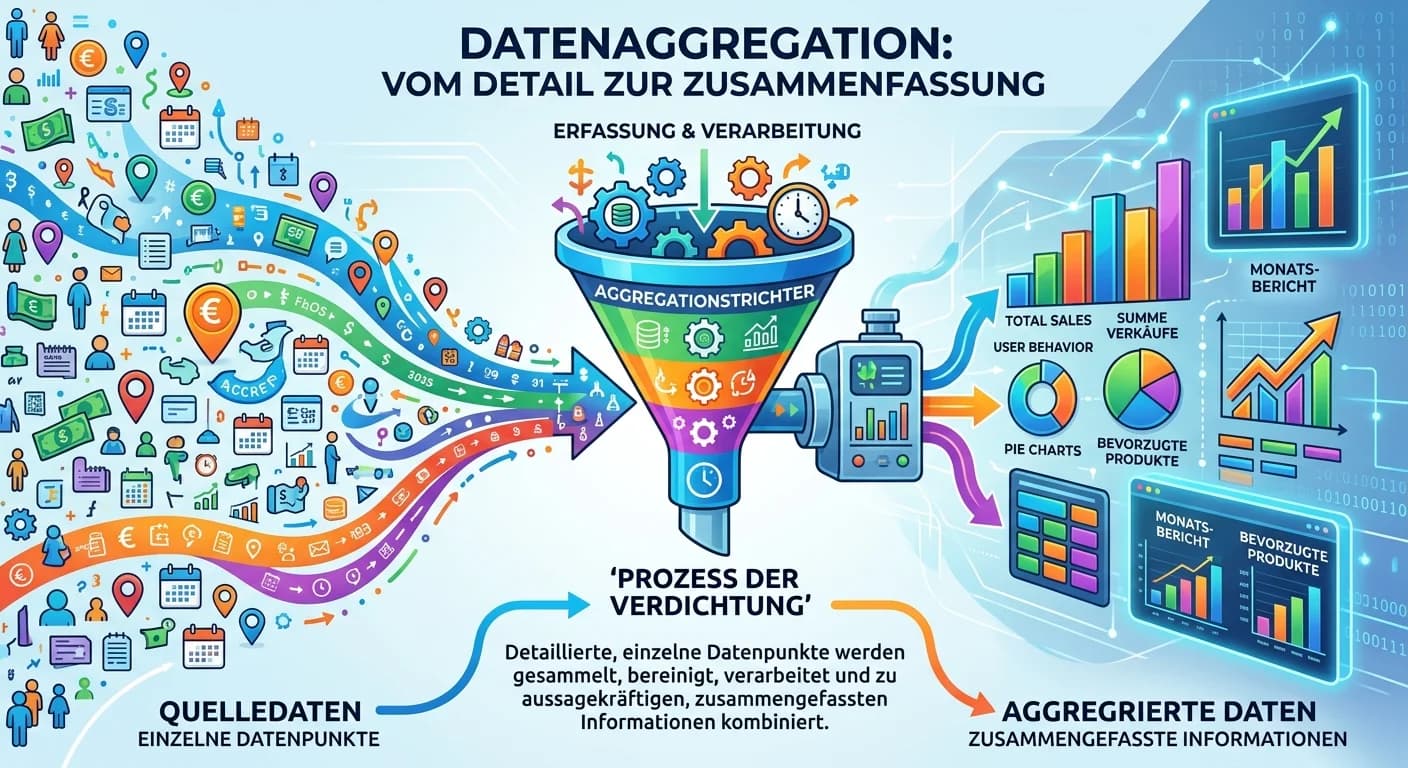 Fachinformatiker: Datenaggregation Prinzip erläutern – einfach erklärt