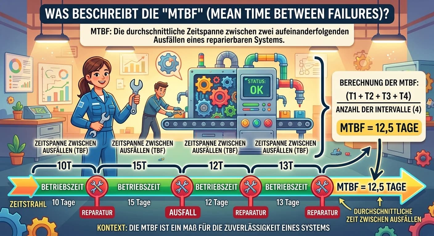 Fachinformatiker: MTBF (Mean Time Between Failures) – einfach erklärt
