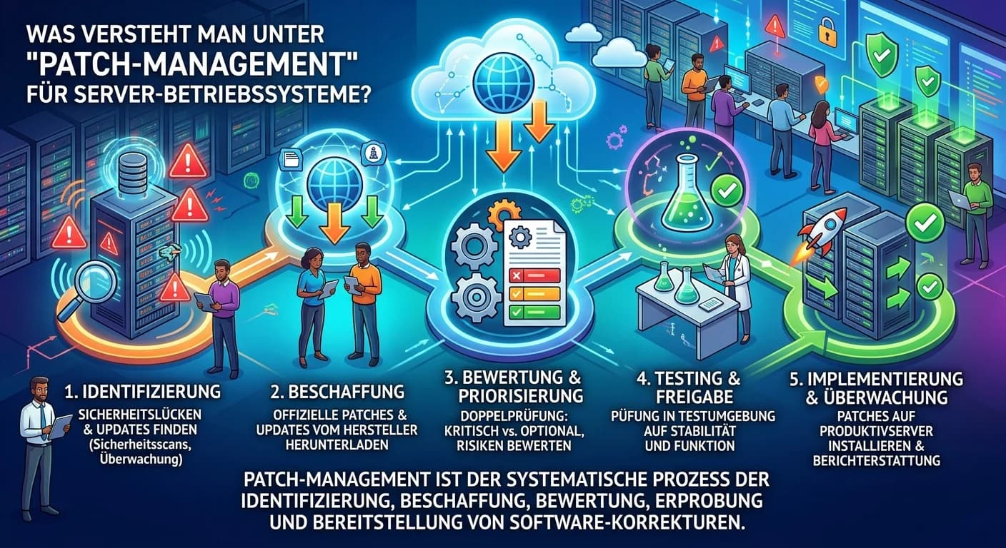 Fachinformatiker: Patch-Management für Server-Betriebssysteme – einfach erklärt