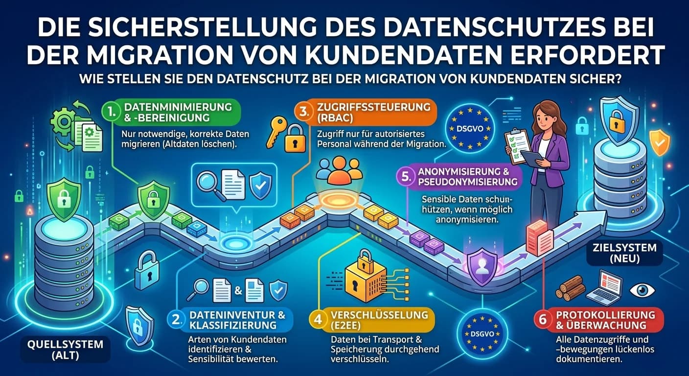 Fachinformatiker: Datenschutz bei Kundendatenmigration – einfach erklärt