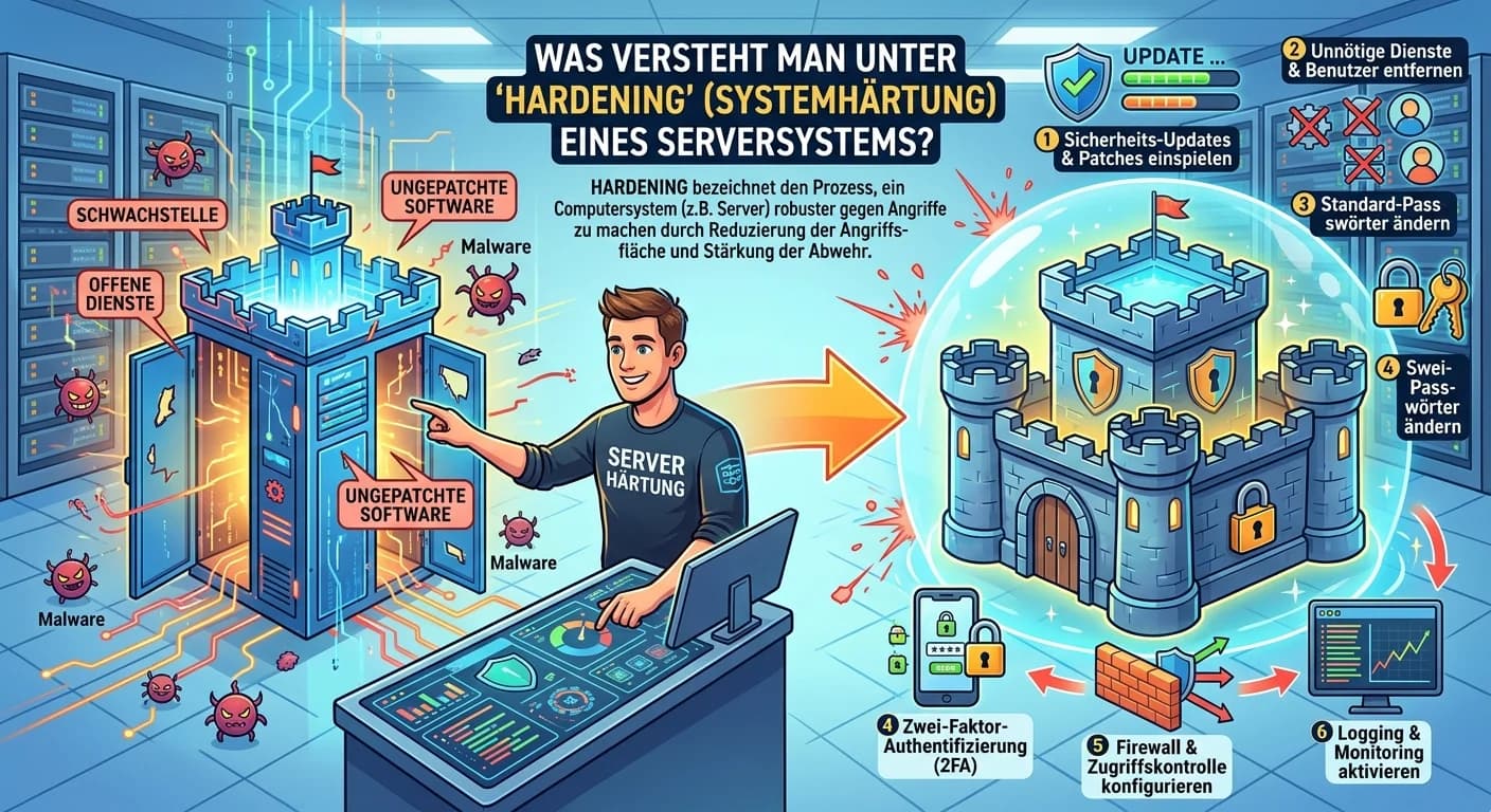 Fachinformatiker: Hardening von Serversystemen – einfach erklärt