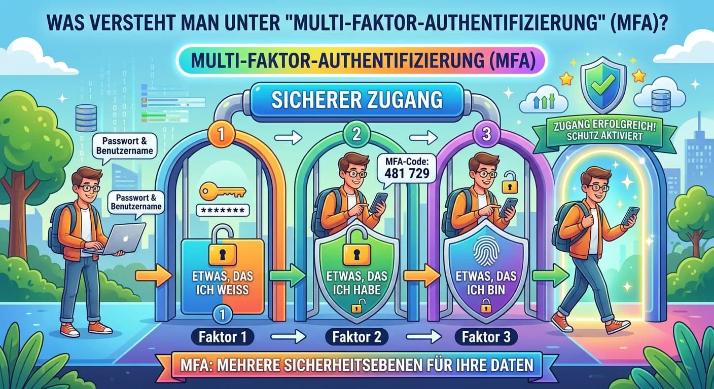 Fachinformatiker: Multi-Faktor-Authentifizierung (MFA) – einfach erklärt