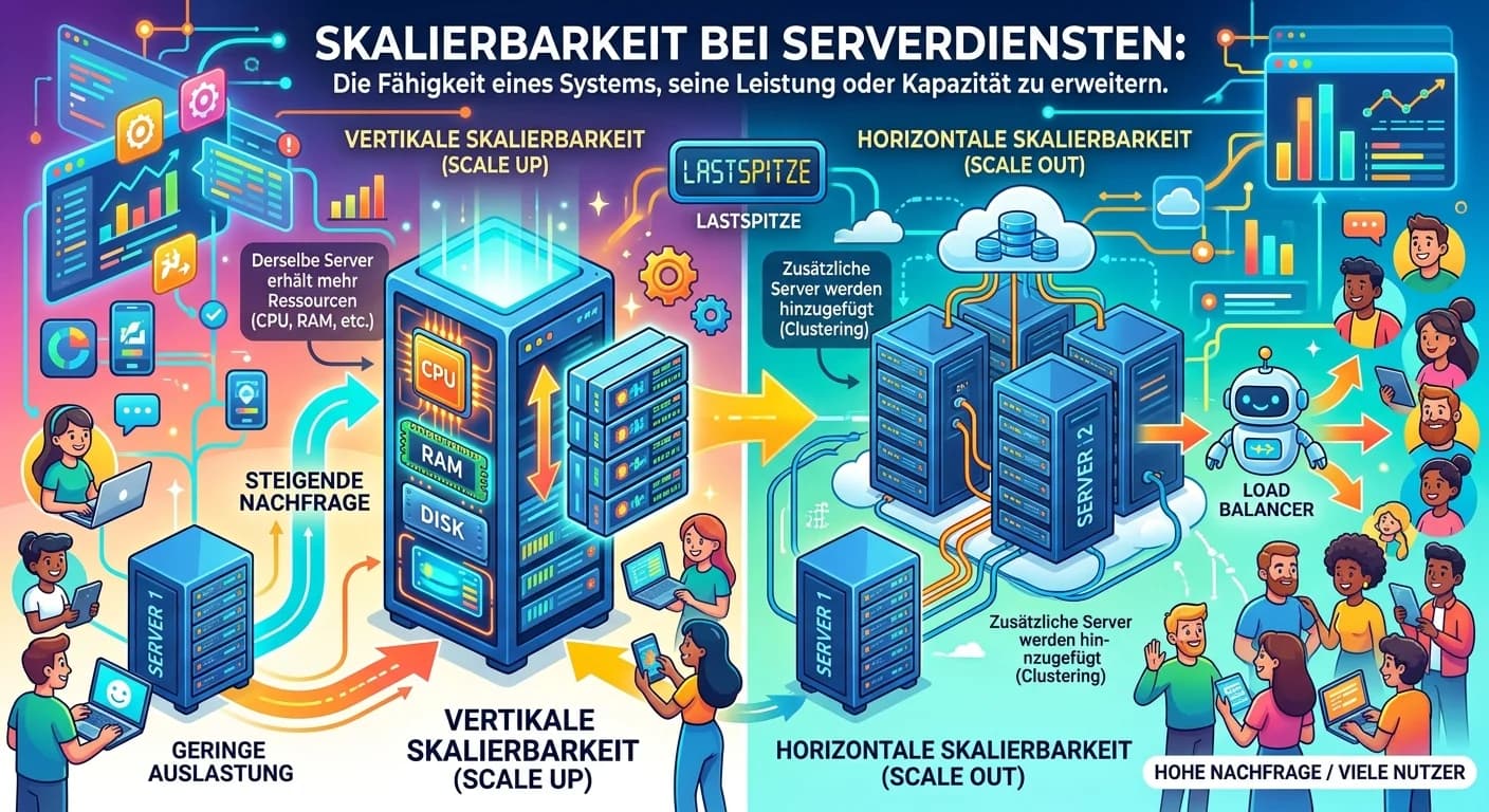 Fachinformatiker: Skalierbarkeit von Serverdiensten – einfach erklärt