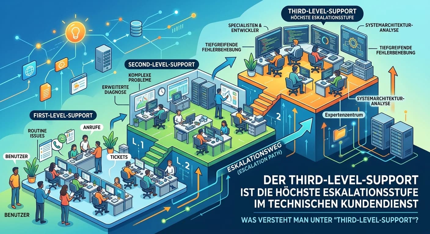 Fachinformatiker: Third-Level-Support im Kundenservice – einfach erklärt