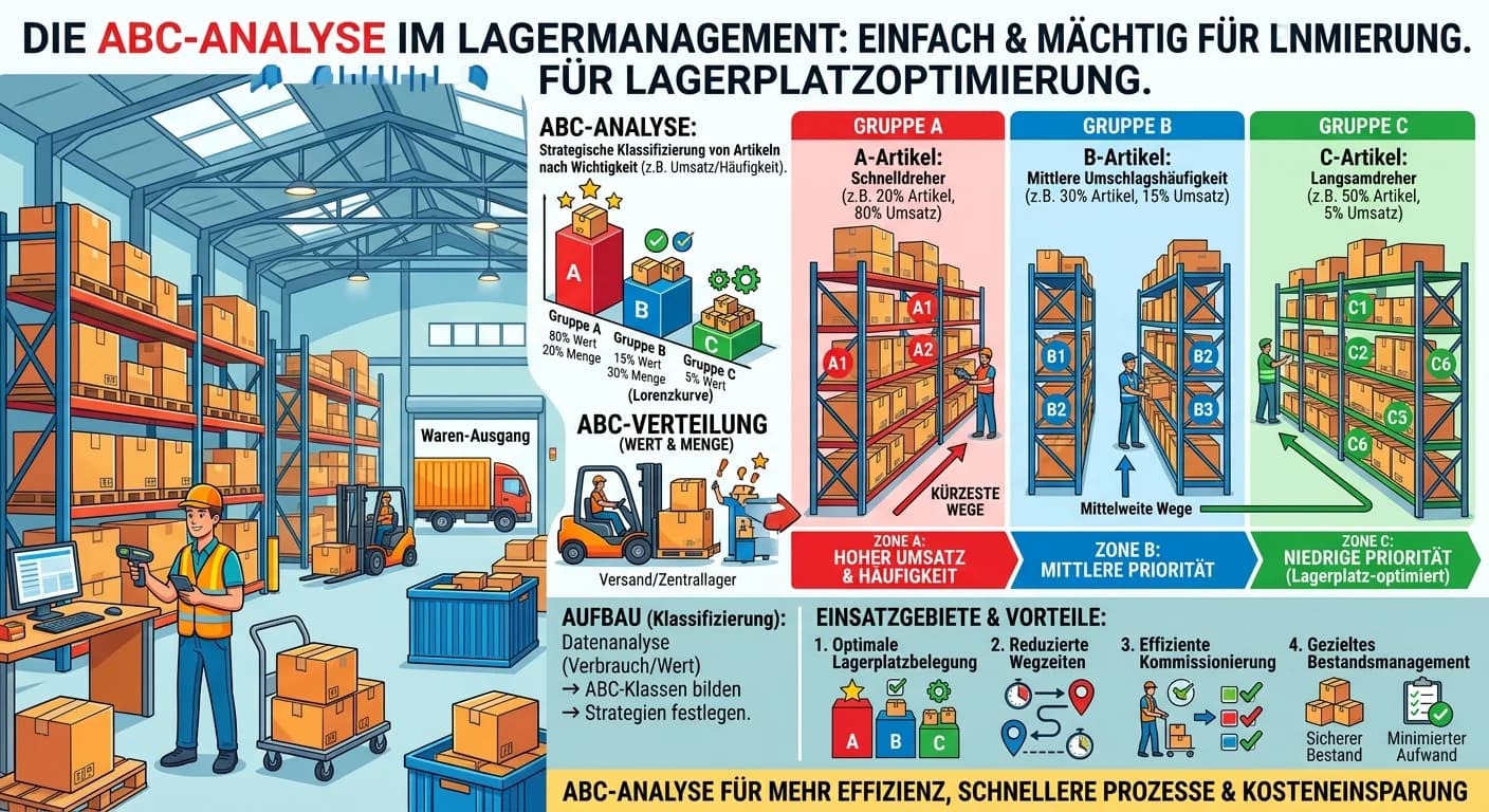 Lagerlogistik: Beschreiben Sie den Aufbau und die Einsatzgebiete ei – einfach erklärt