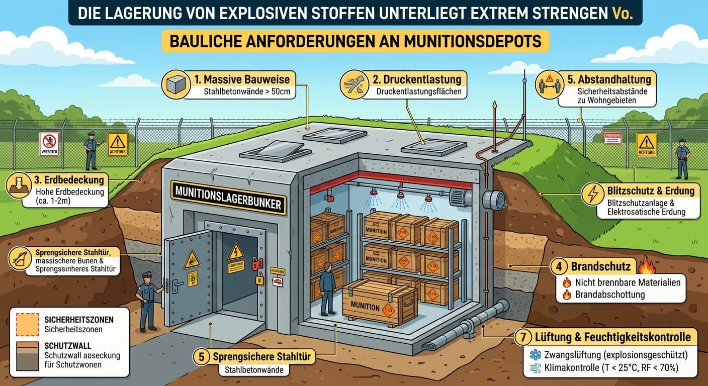 Lagerlogistik: Welche Anforderungen stellt die Lagerung von explosi – einfach erklärt