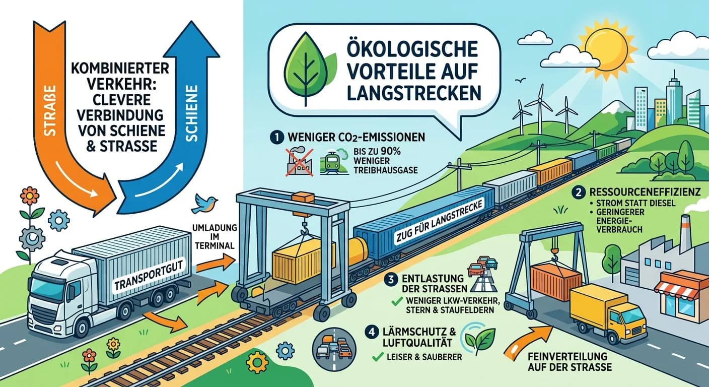 Lagerlogistik: Welche ökologischen Vorteile bietet der kombinierte – einfach erklärt