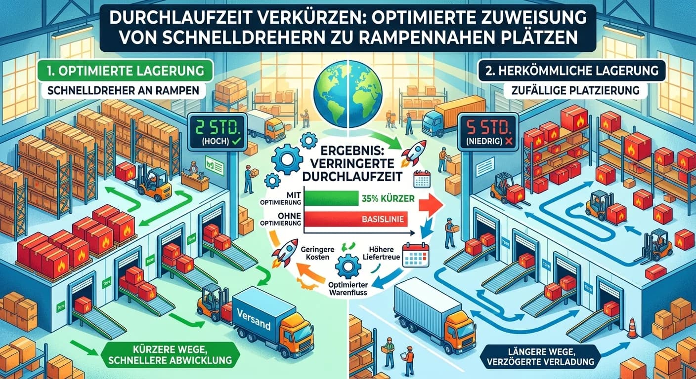 Lagerlogistik: Wie lässt sich die Durchlaufzeit im Lager durch eine – einfach erklärt