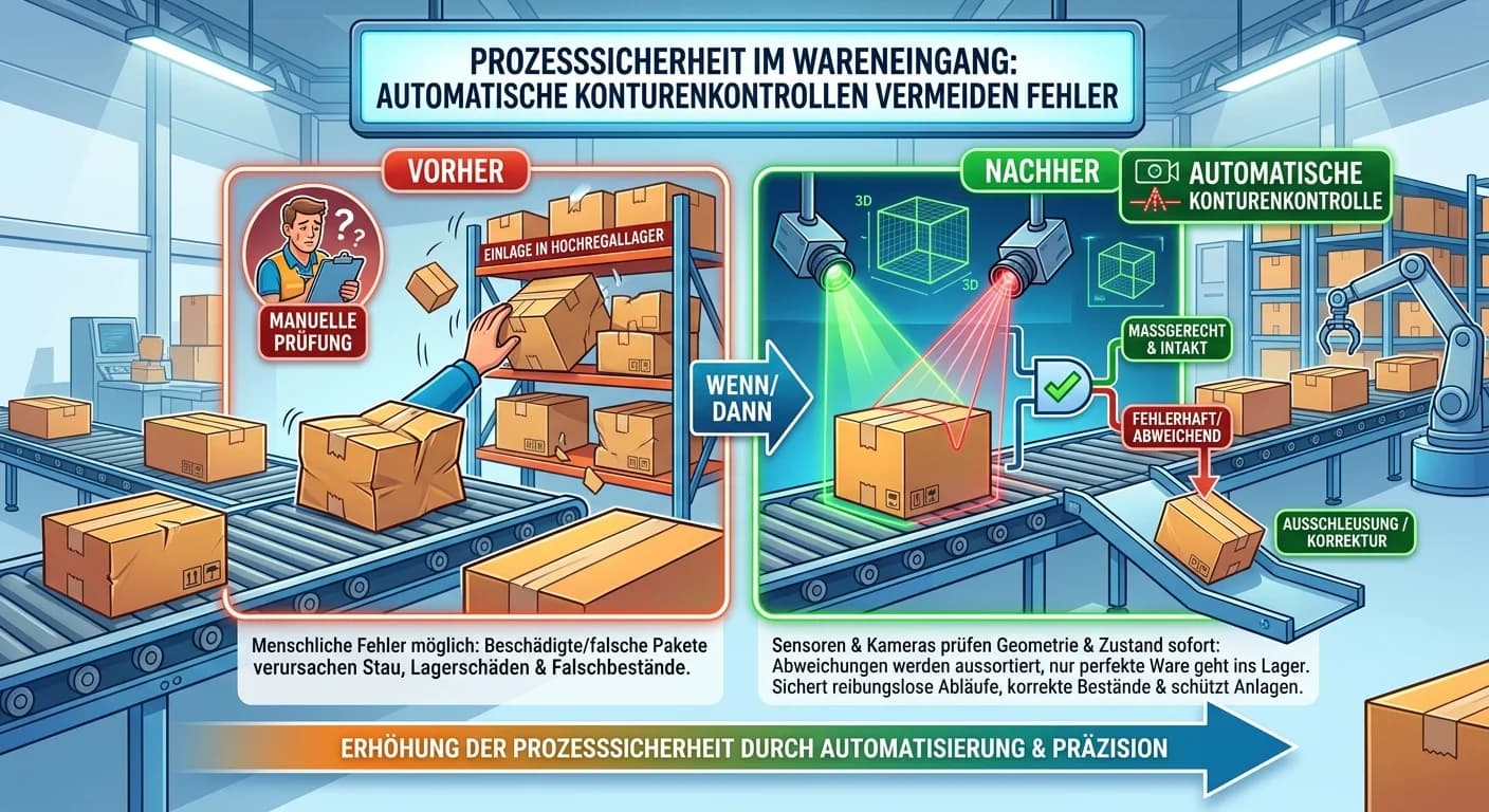 Lagerlogistik: Wie lässt sich die Prozesssicherheit im Wareneingang – einfach erklärt