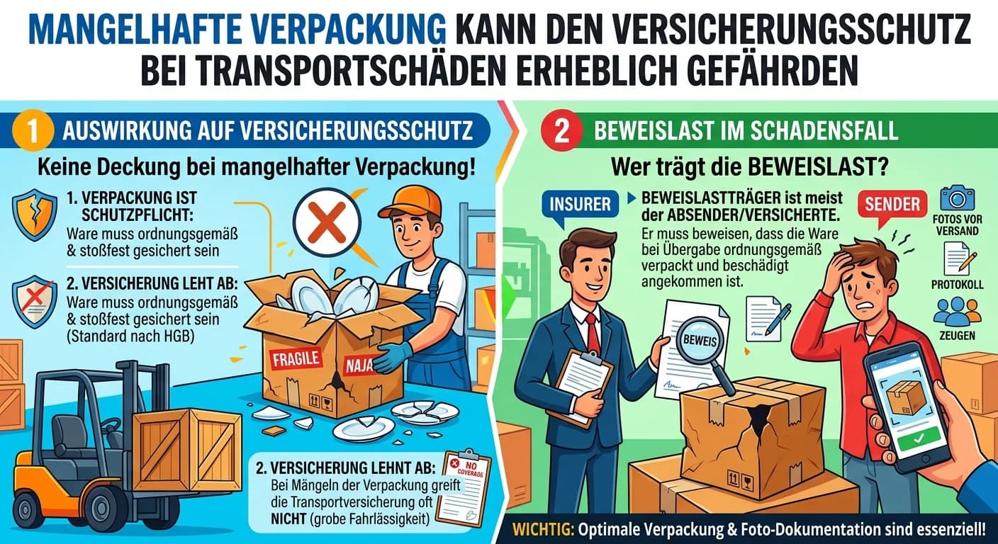 Lagerlogistik: Wie wirkt sich eine mangelhafte Verpackung auf den V – einfach erklärt