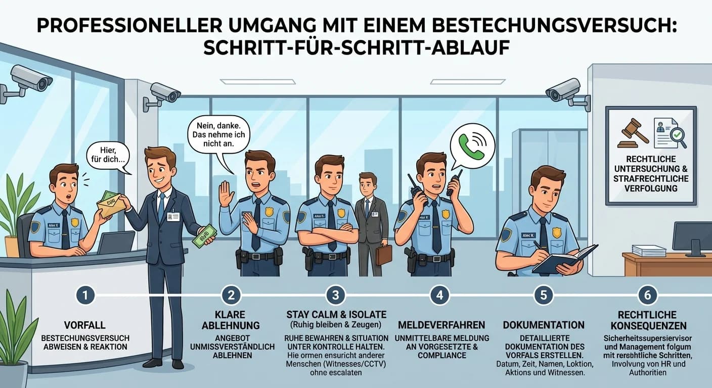 Schutz & Sicherheit: Bestechungsversuch durch Kundenmitarbeiter – einfach erklärt