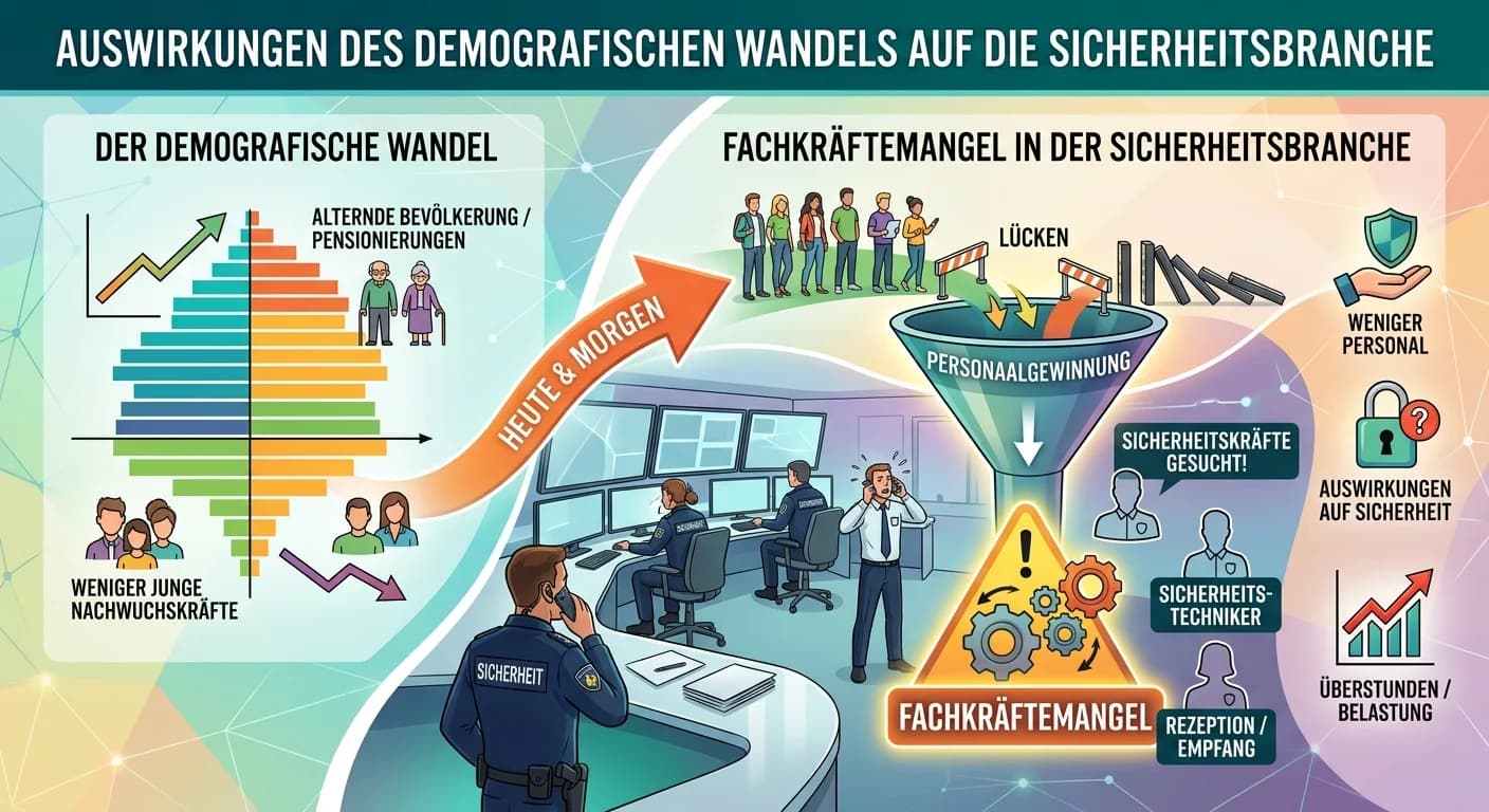 Schutz & Sicherheit: Demografischer Wandel & Personalgewinnung – einfach erklärt