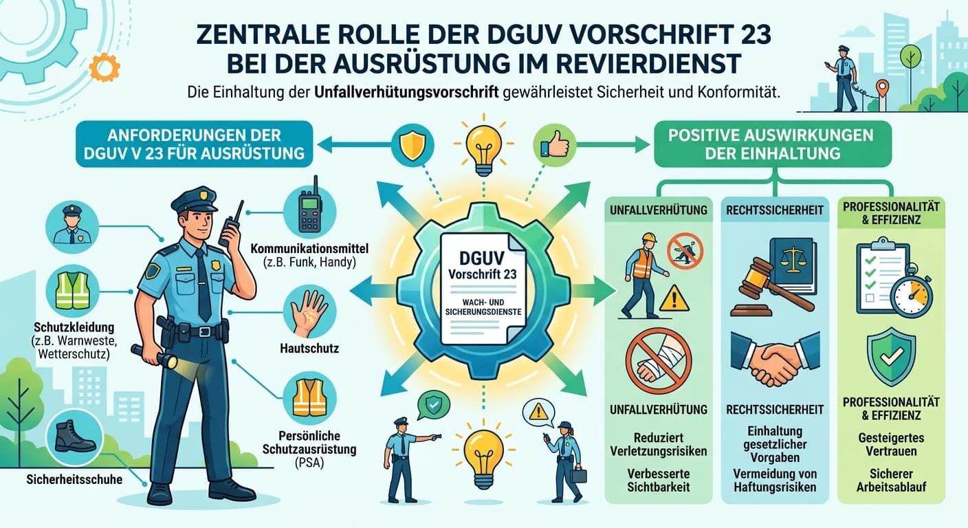 Schutz & Sicherheit: DGUV V23 Revierdienst Ausrüstung – einfach erklärt