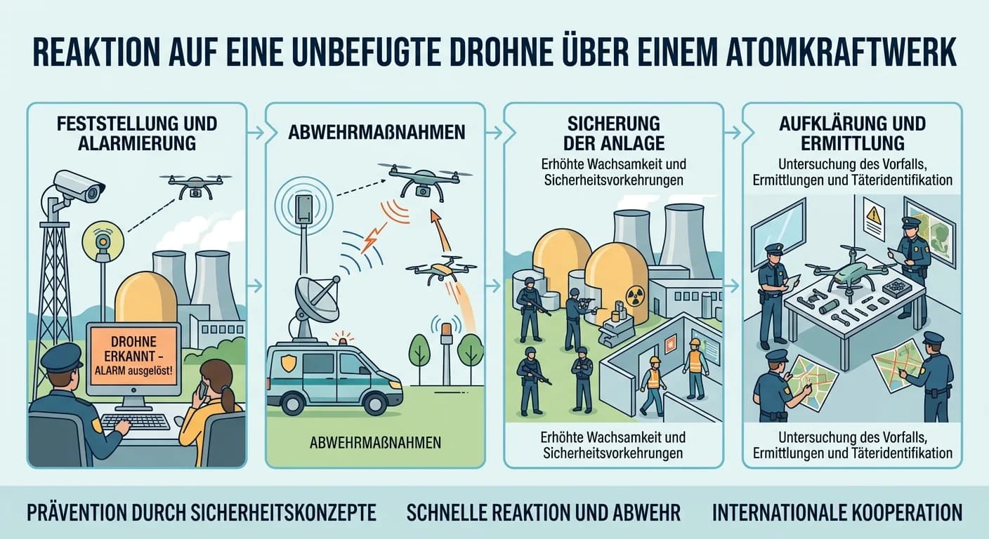 Schutz & Sicherheit: Drohne über AKW – Reaktion & Maßnahmen – einfach erklärt
