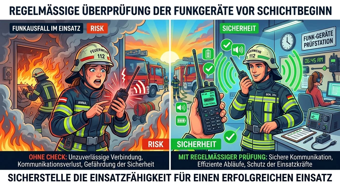 Schutz & Sicherheit: Funkgeräte-Check vor Schichtbeginn – einfach erklärt