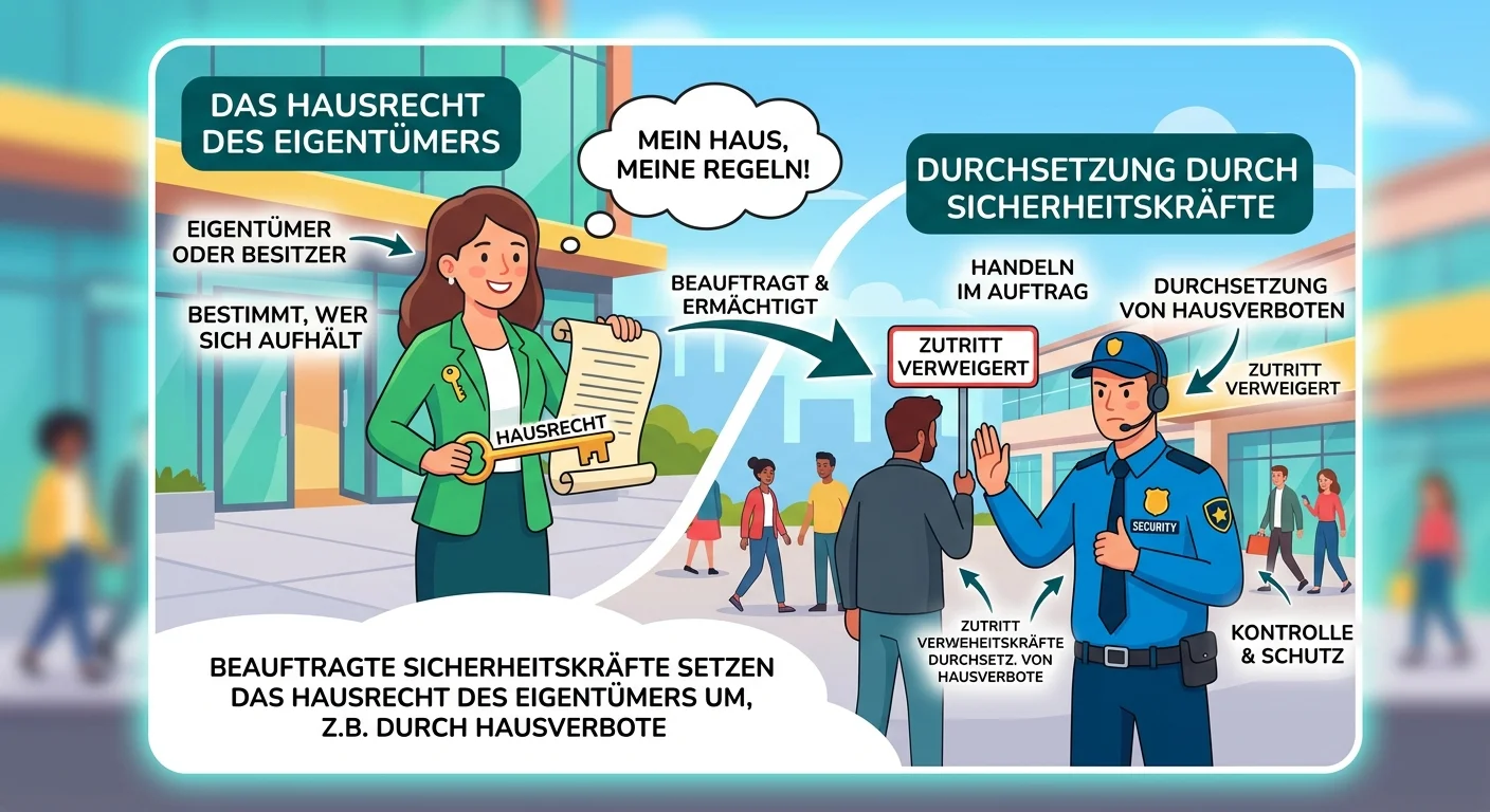 Schutz & Sicherheit: Hausrecht & Hausverbot durch Sicherheit – einfach erklärt