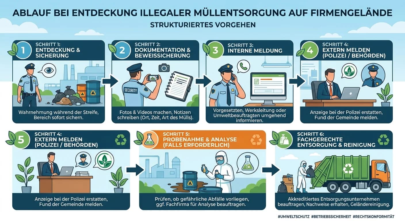 Schutz & Sicherheit: Illegale Müllentsorgung auf Firmengelände – einfach erklärt