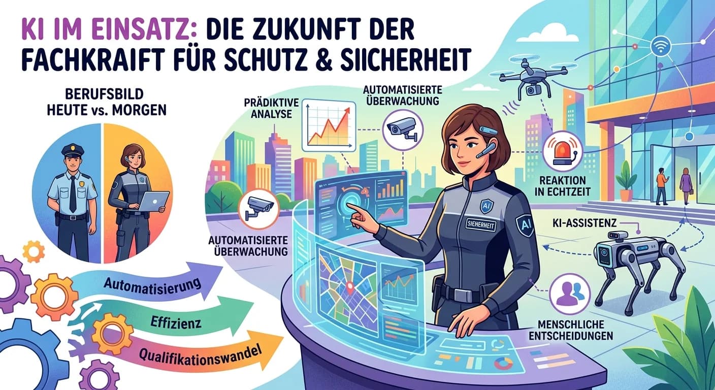 Schutz & Sicherheit: KI-Einfluss auf das Berufsbild der Zukunft – einfach erklärt
