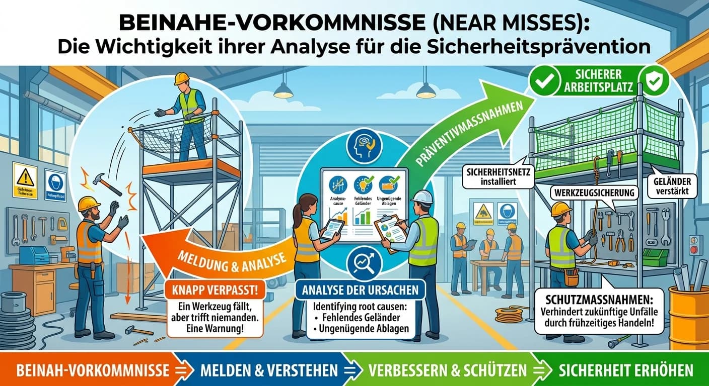 Schutz & Sicherheit: Near Miss Analyse zur Prävention – einfach erklärt