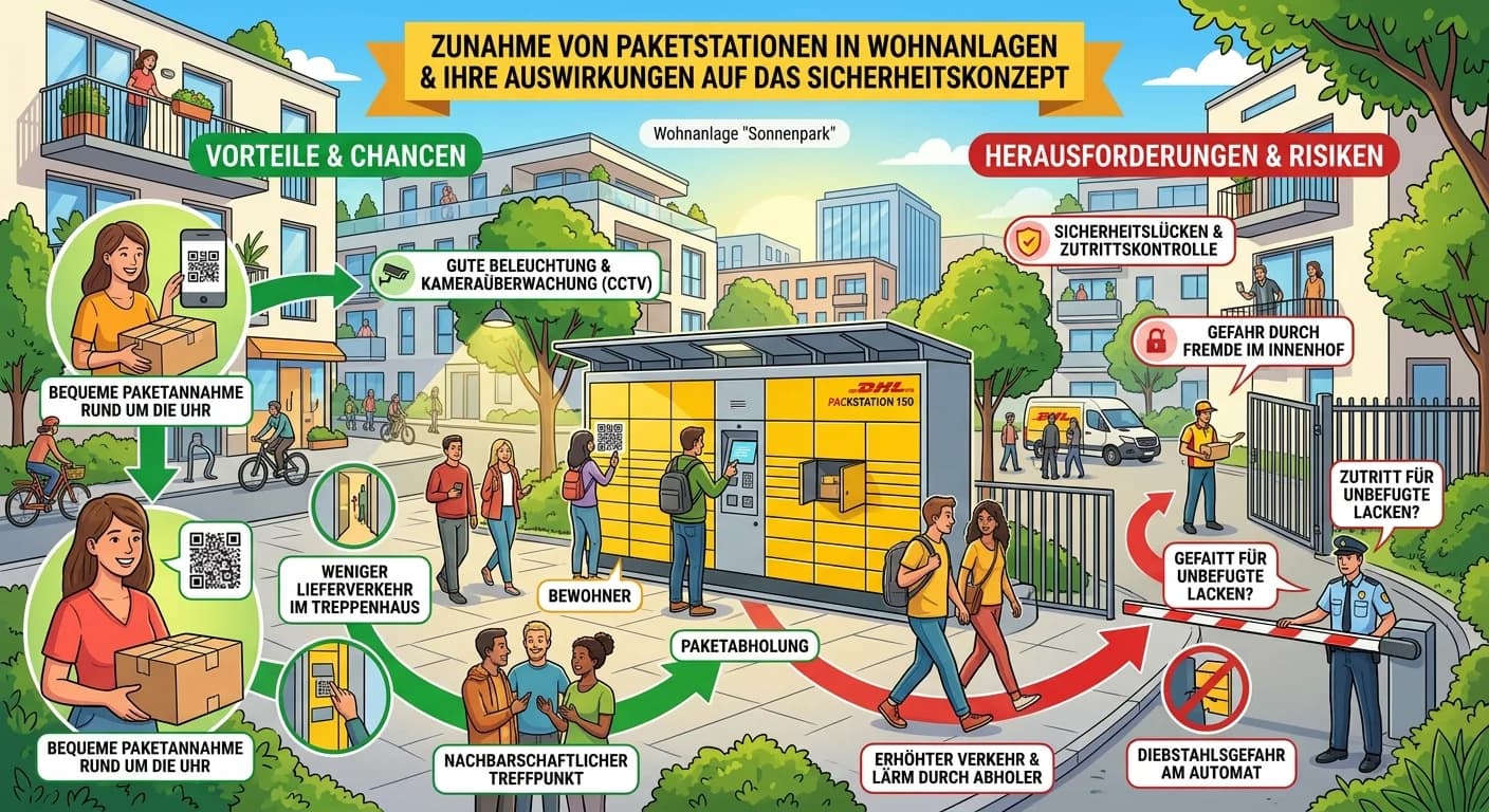 Schutz & Sicherheit: Paketstationen & Sicherheit in Wohnanlagen – einfach erklärt