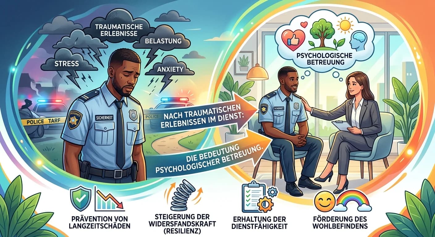 Schutz & Sicherheit: Psychologische Betreuung nach Trauma – einfach erklärt