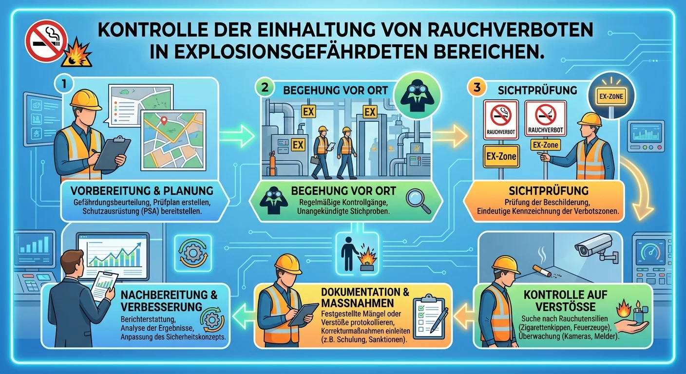 Schutz & Sicherheit: Rauchverbot-Kontrolle in Ex-Bereichen – einfach erklärt
