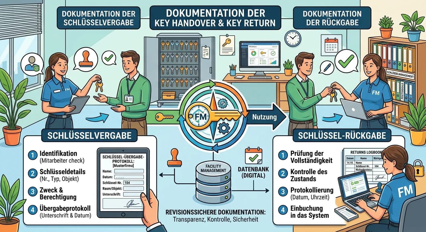 Schutz & Sicherheit: Schlüsselvergabe-Dokumentation FM – einfach erklärt