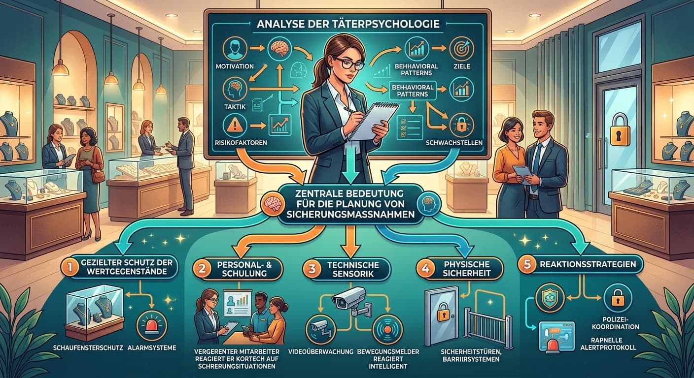 Schutz & Sicherheit: Täterpsychologie Juwelier Sicherung – einfach erklärt