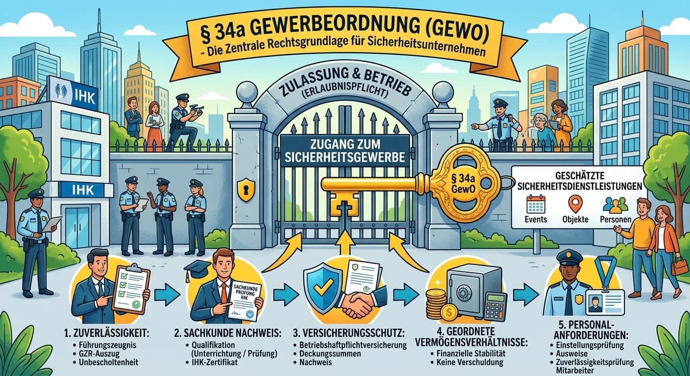 Schutz & Sicherheit: Welche Bedeutung hat das Gewerberecht, insbe – einfach erklärt