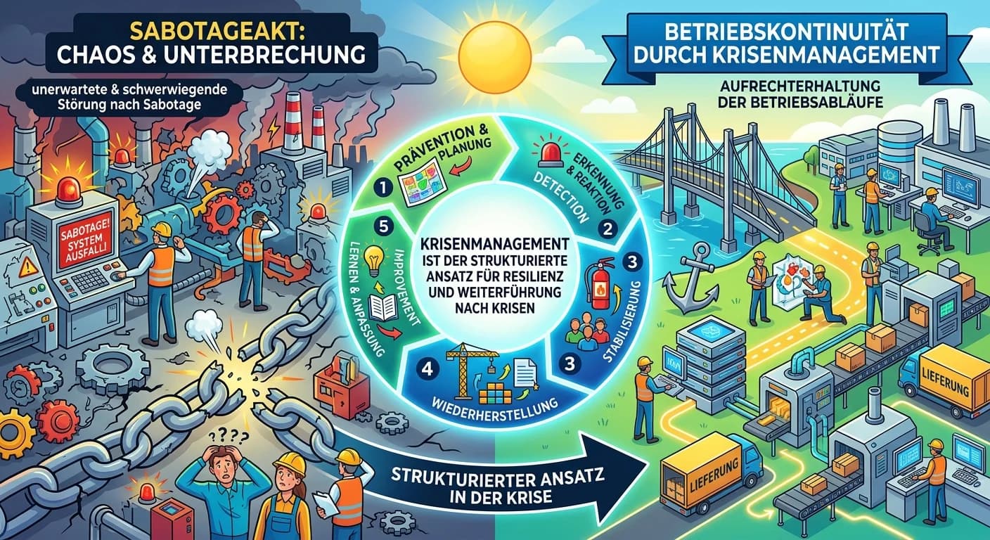 Schutz & Sicherheit: Welche Bedeutung hat das Krisenmanagement fü – einfach erklärt