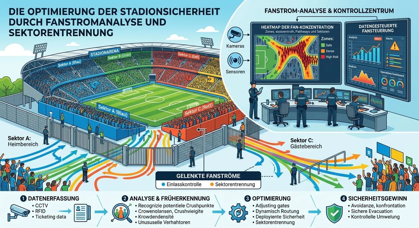 Schutz & Sicherheit: Wie lässt sich die Sicherheit von Sportstadi – einfach erklärt