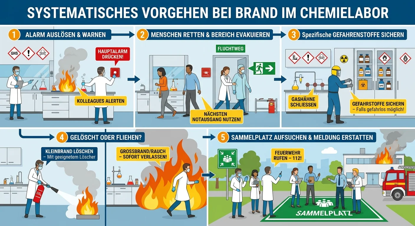 Schutz & Sicherheit: Wie reagiert man auf einen Brandausbruch in – einfach erklärt