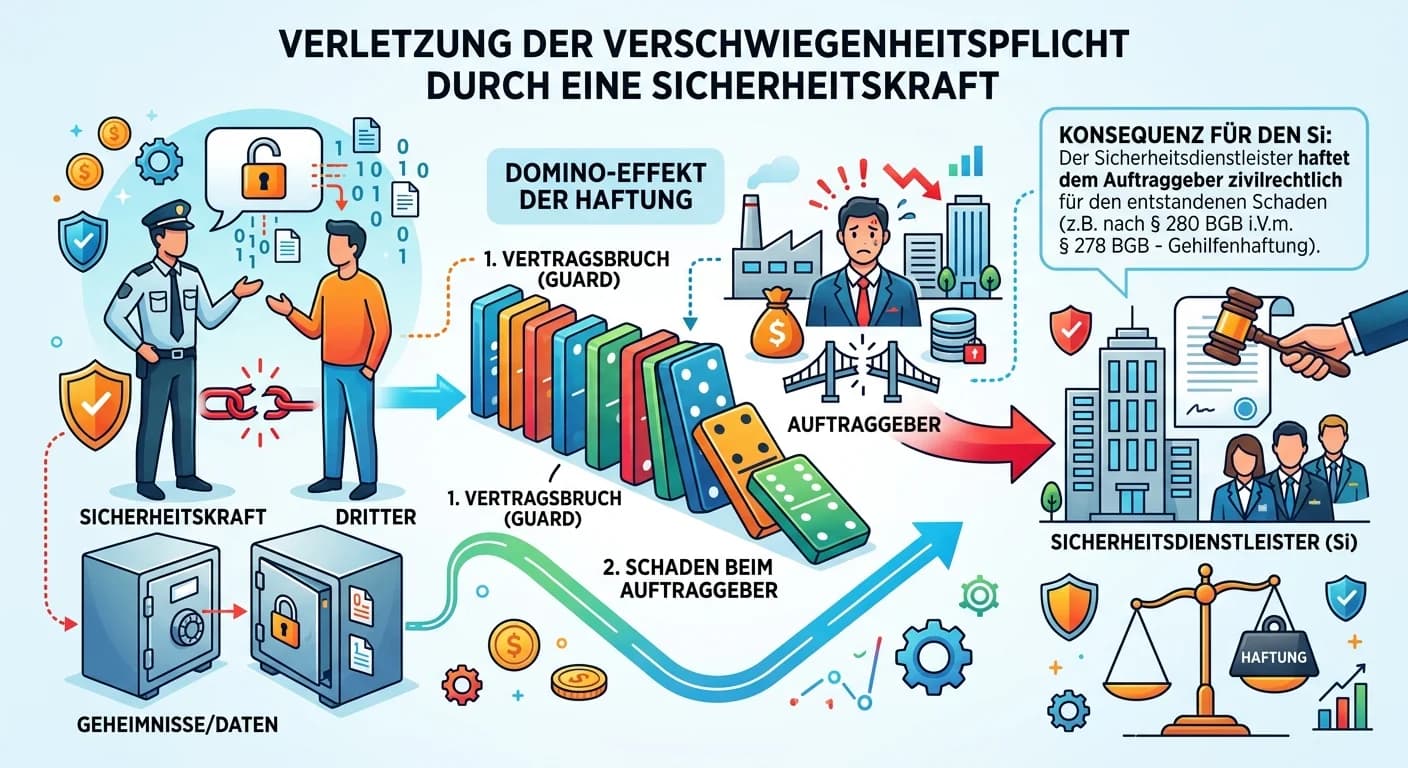 Schutz & Sicherheit: Wie wirkt sich die Verletzung der Verschwieg – einfach erklärt