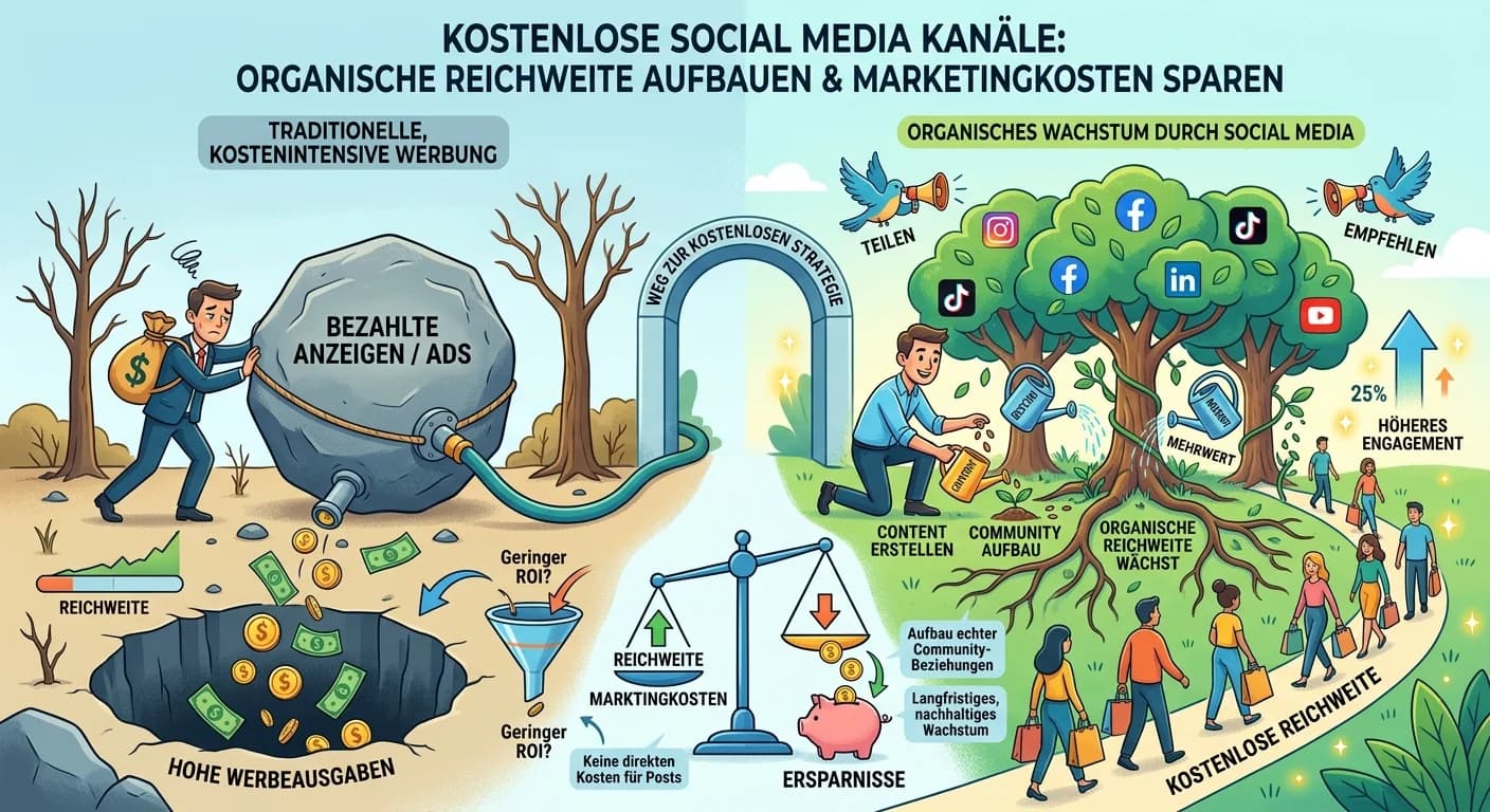 Hotelfach: Marketingkosten sparen mit kostenlosen Social Media Kanälen – einfach erklärt