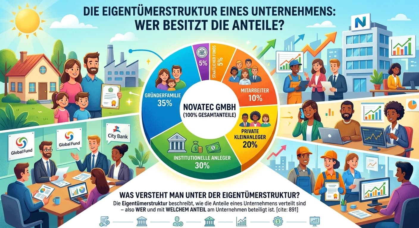Industriekaufmann: Eigentümerstruktur eines Unternehmens – einfach erklärt