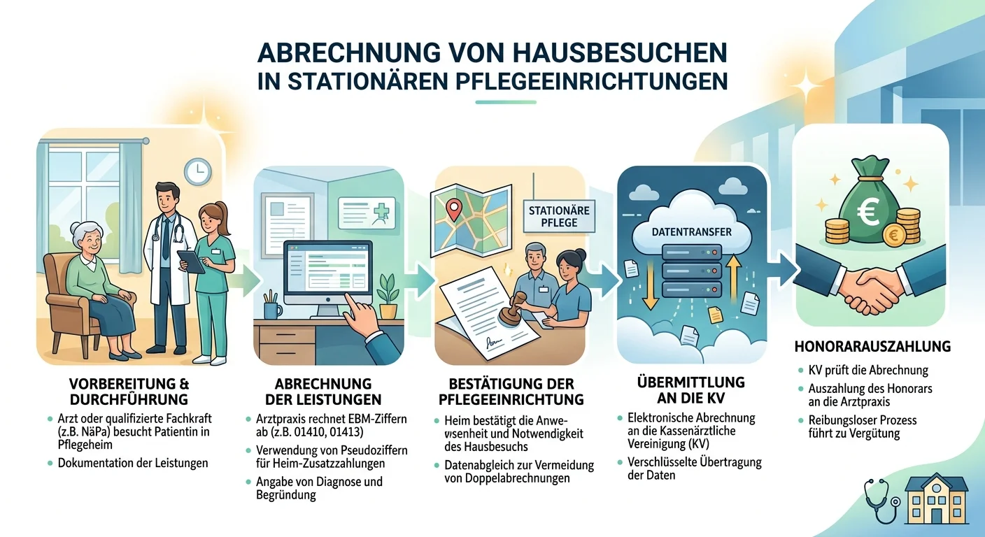 MFA: Abrechnung Hausbesuche stationäre Pflegeeinrichtungen EBM/GOÄ – einfach erklärt