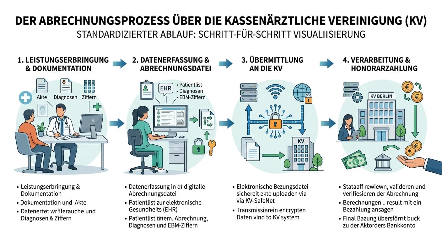 MFA: Abrechnung über die Kassenärztliche Vereinigung (KV) – einfach erklärt
