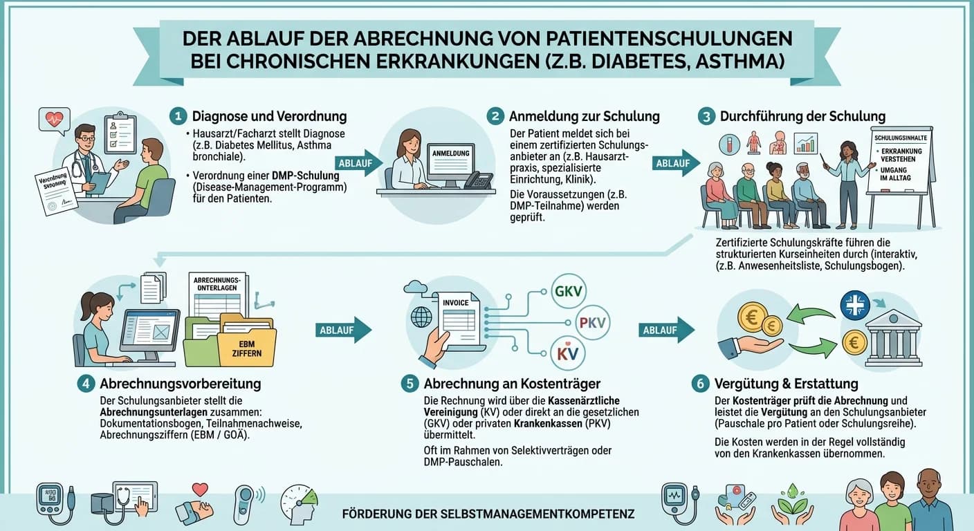 MFA: Abrechnung von Schulungen für Diabetiker und Asthmatiker im DMP – einfach erklärt
