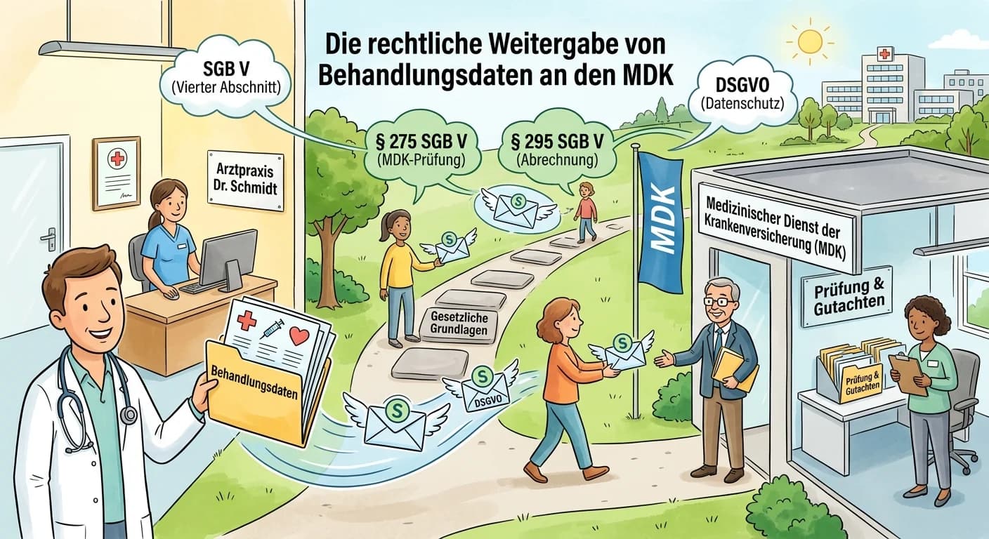 MFA: Behandlungsdaten an MDK weitergeben: Rechtliche Grundlagen – einfach erklärt