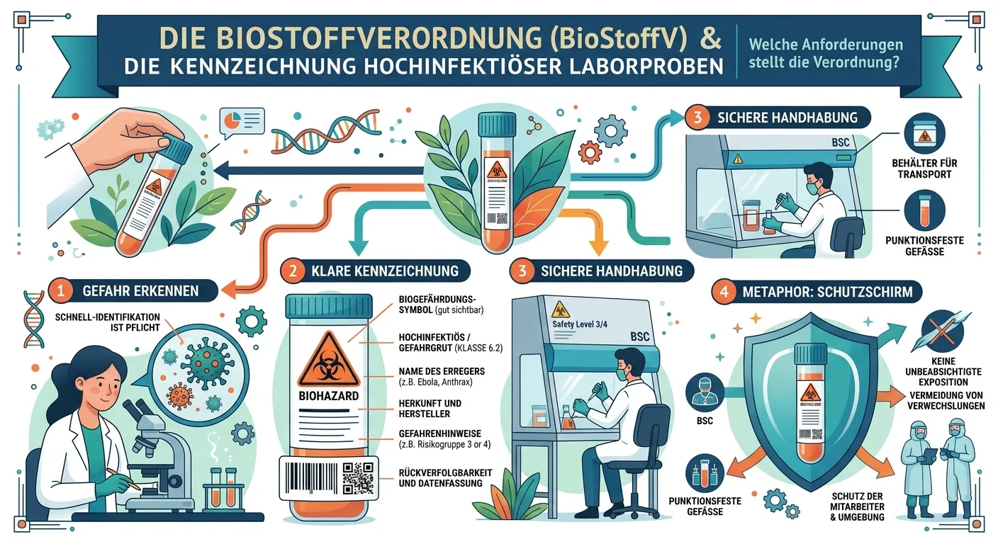 MFA: Biostoffverordnung: Kennzeichnung hochinfektiöser Laborproben – einfach erklärt